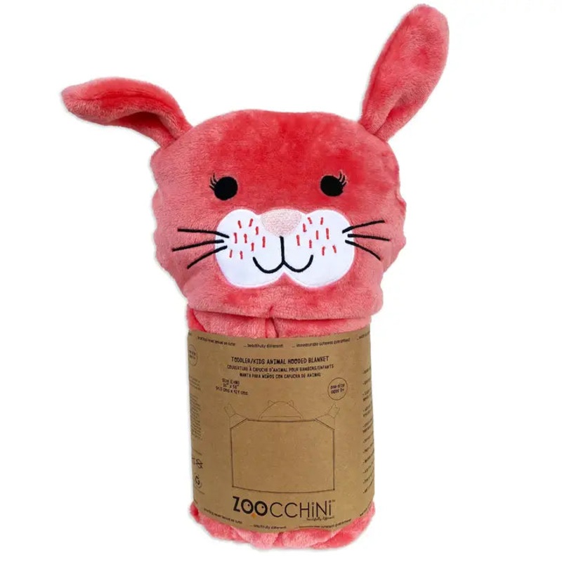 Toddler/Kids  (50"x36") Animal Hooded  Blanket - Bella the Bunny