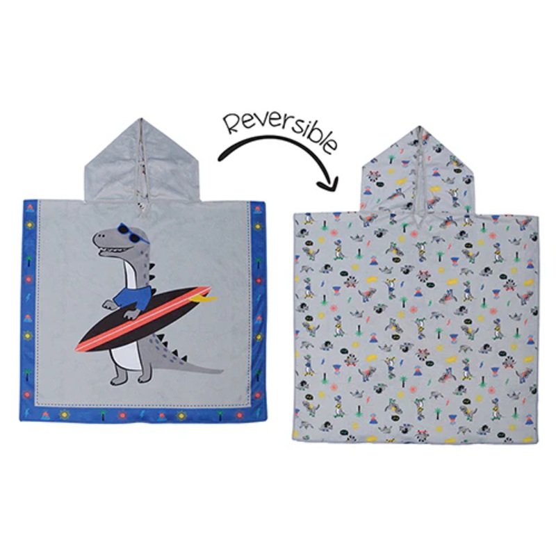 Toddler/Kids Reversible Cover Up - Dino