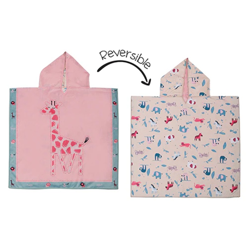 Toddler/Kids Reversible Cover Up - Giraffe| Zoo