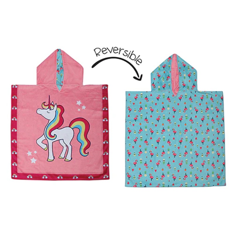 Toddler/Kids Reversible Cover Up - Unicorn | Tropical