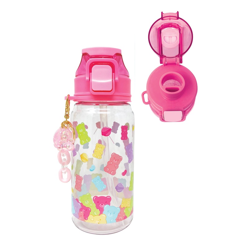 2-in-1 Spout Gummy Bear Water Bottle