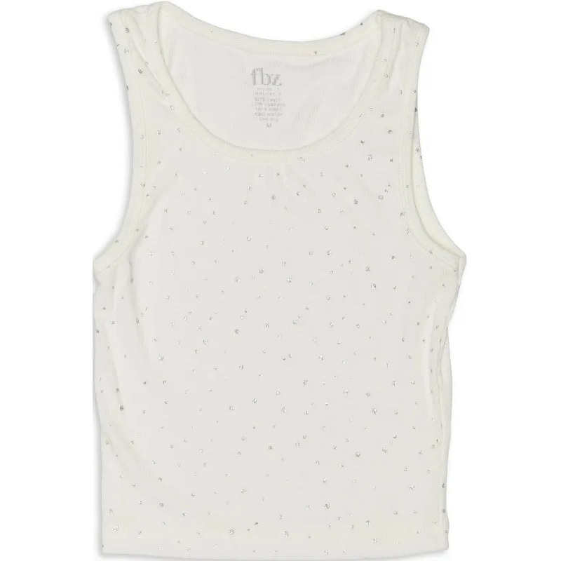 Flowers by Zoe Bedazzled Tank Top