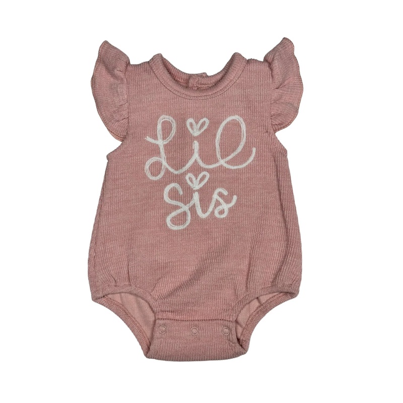 Girls Applique Bubble - Lil Sis