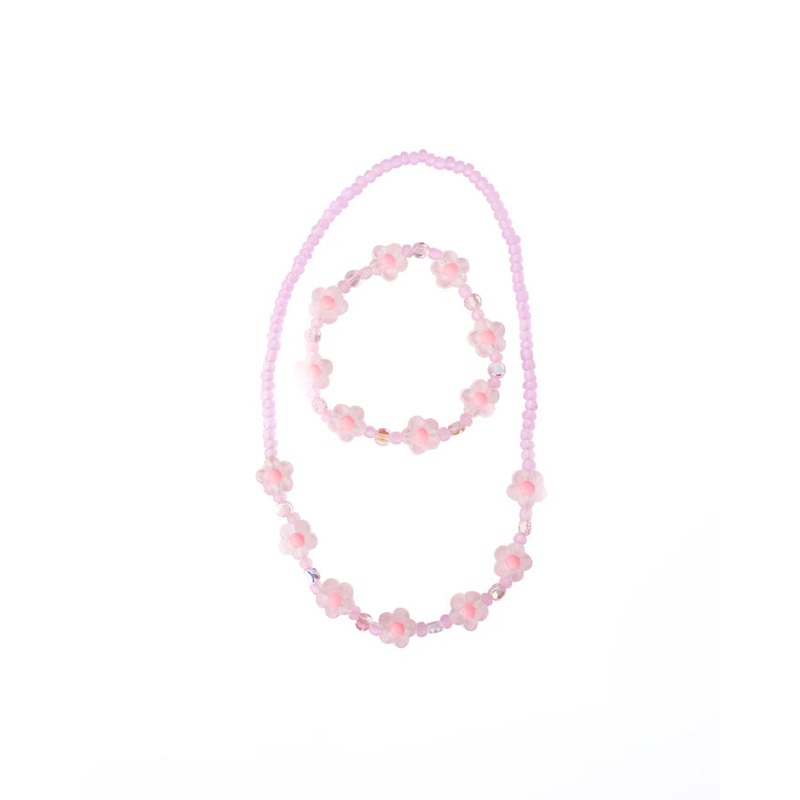 Great Pretenders Crystal Blooms Necklace & Bracelet Set