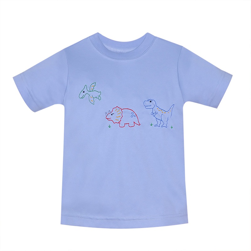 Houston Blue Shirt - Dinosaur