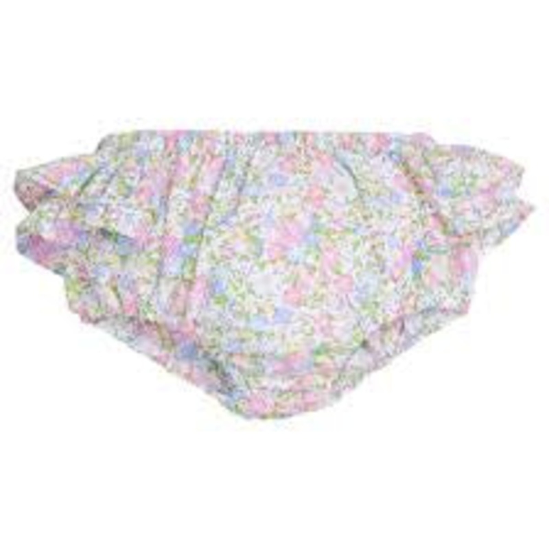 Little English Ruffle Diaper Cover Cheekwood Floral