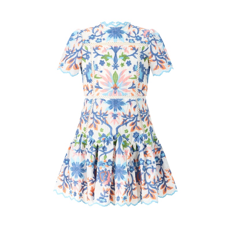 Marlo Kids Joanna Embroidered Mini Dress