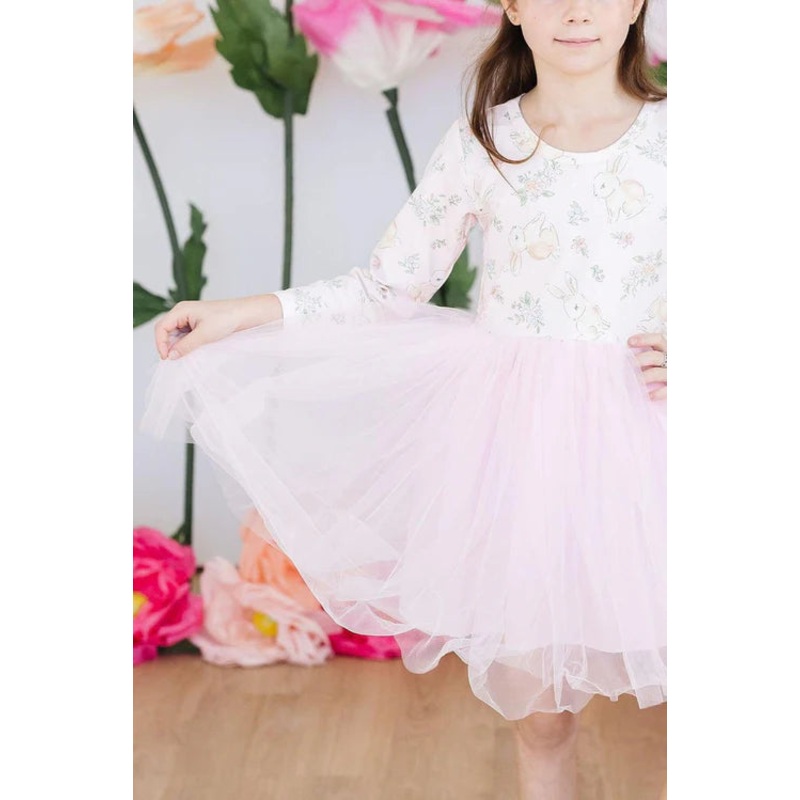 Mila & Rose Bunny Bliss L/S Tutu Dress