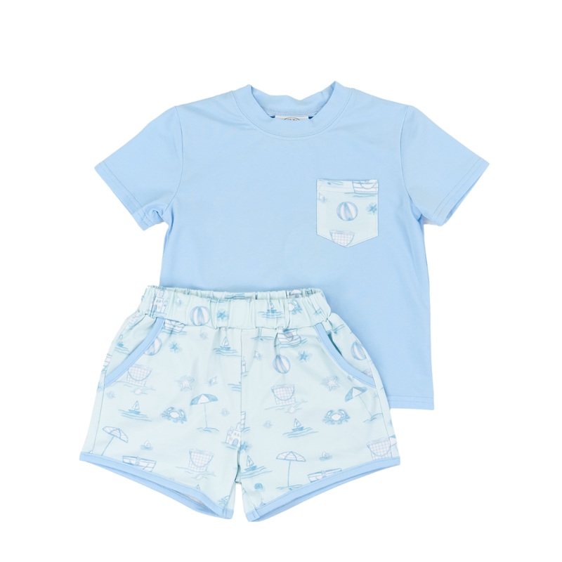 Sea crest Boys Play Pocket Short Set