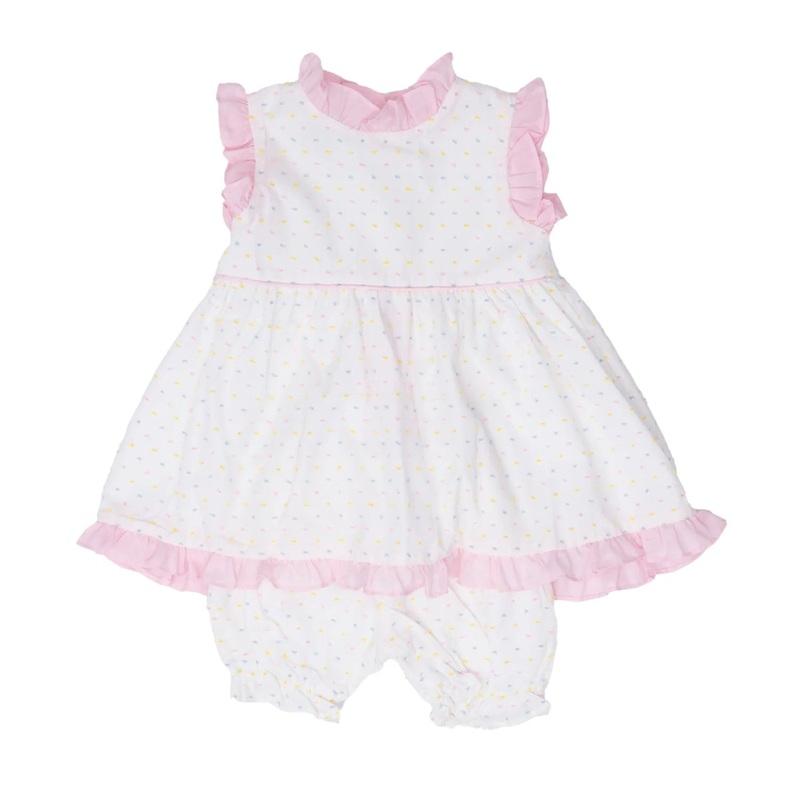 The Oaks Pastel Swiss Dot Reagan Bloomer Set