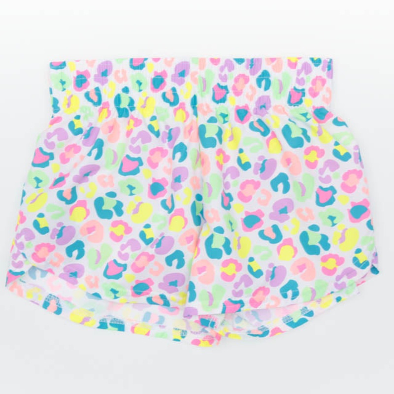 Azarhia Athleisure Neon Leopard Print Steph Shorts