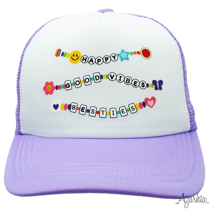 Azarhia Friendship Bracelet Lavender Trucker Hat