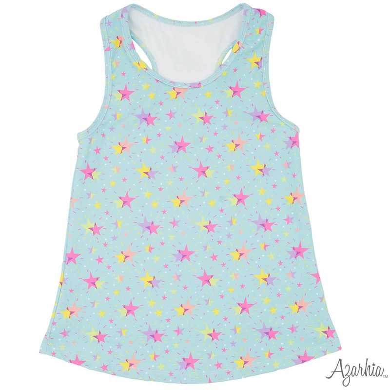 Azarhia Racerback Tank Top - Starburst