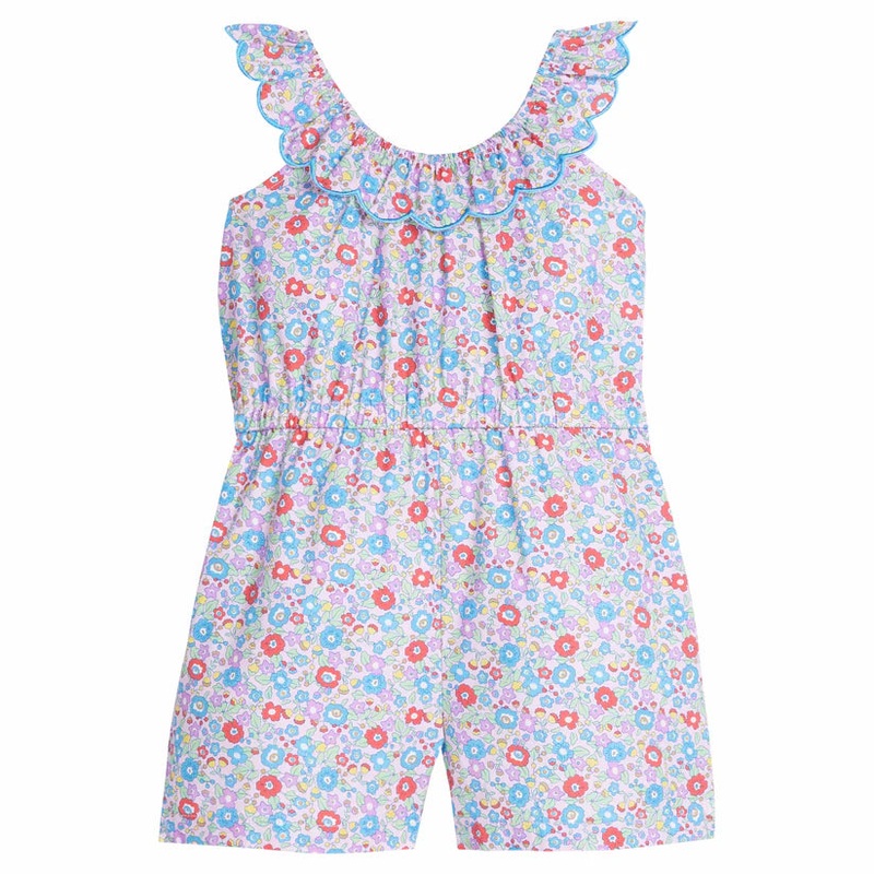 Bisby Flora Romper - Lilac Primrose