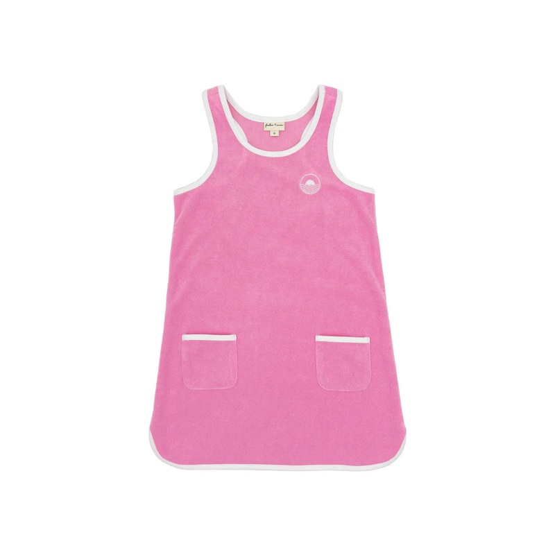 Feather 4 Arrow Clear Skies Ringer Cover-Up Tank Dress Carnation Pink