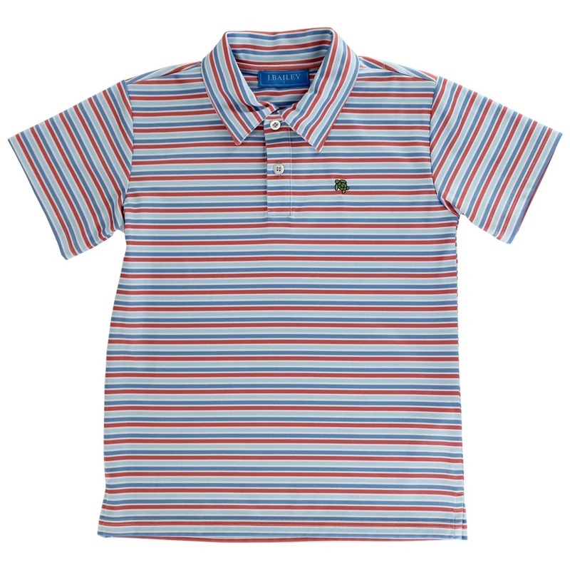 J. Bailey Henry S/S Performance Polo Shirt - Parrot