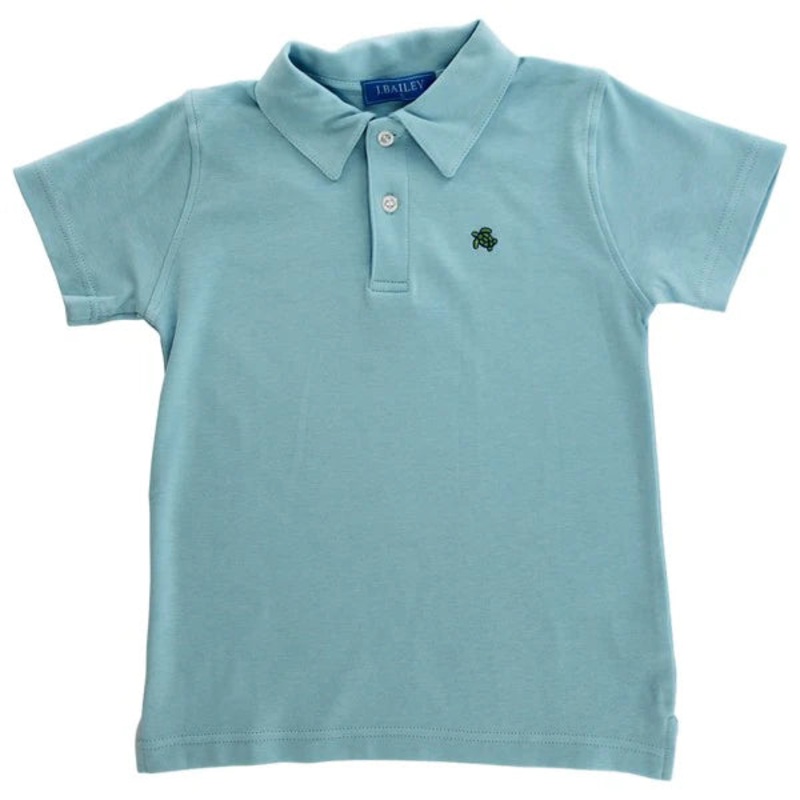 J. Bailey Henry S/S Polo Shirt - Blue Jay