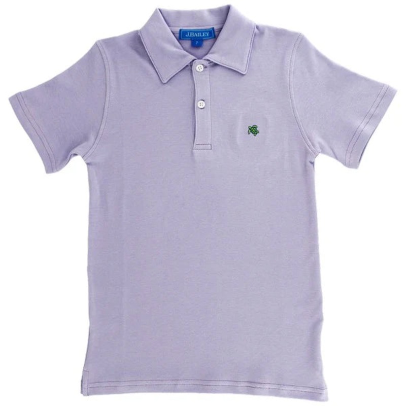 J. Bailey Henry S/S Polo Shirt - Lilac