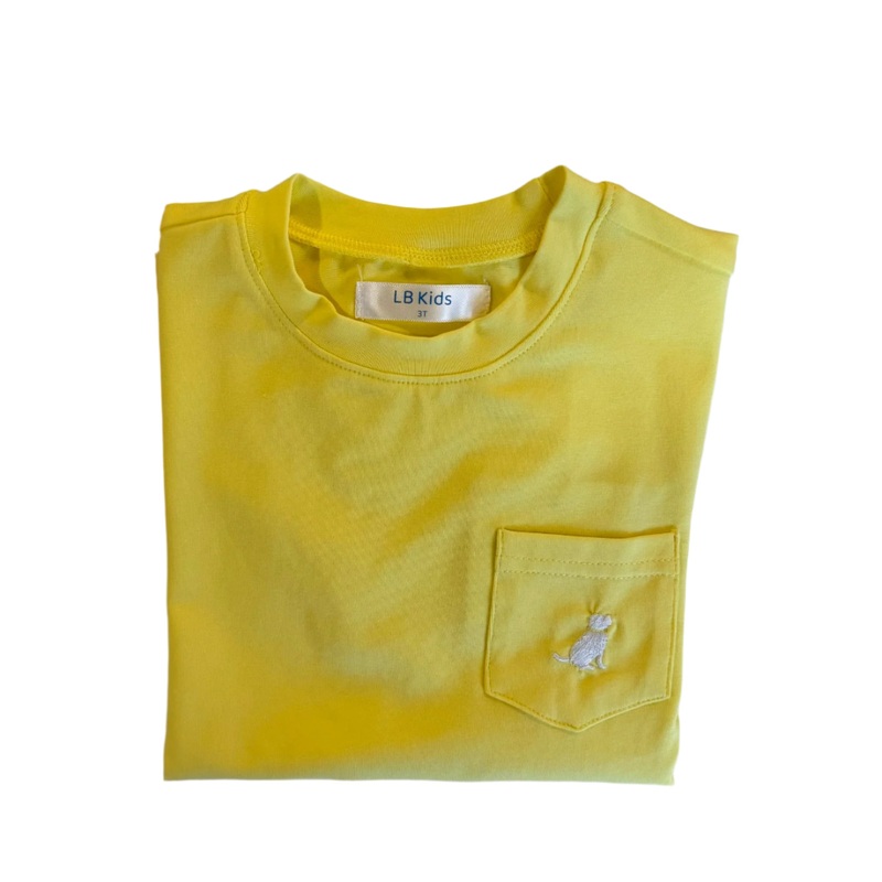 Lulu Bebe Ethan Crew Neck Tee - Yellow