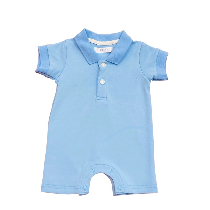 Lulu Bebe Jacob Romper - Blue