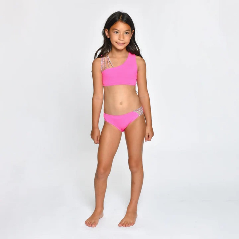 Peixoto Olivia Bikini Pebble Swimsuit - Haute Pink