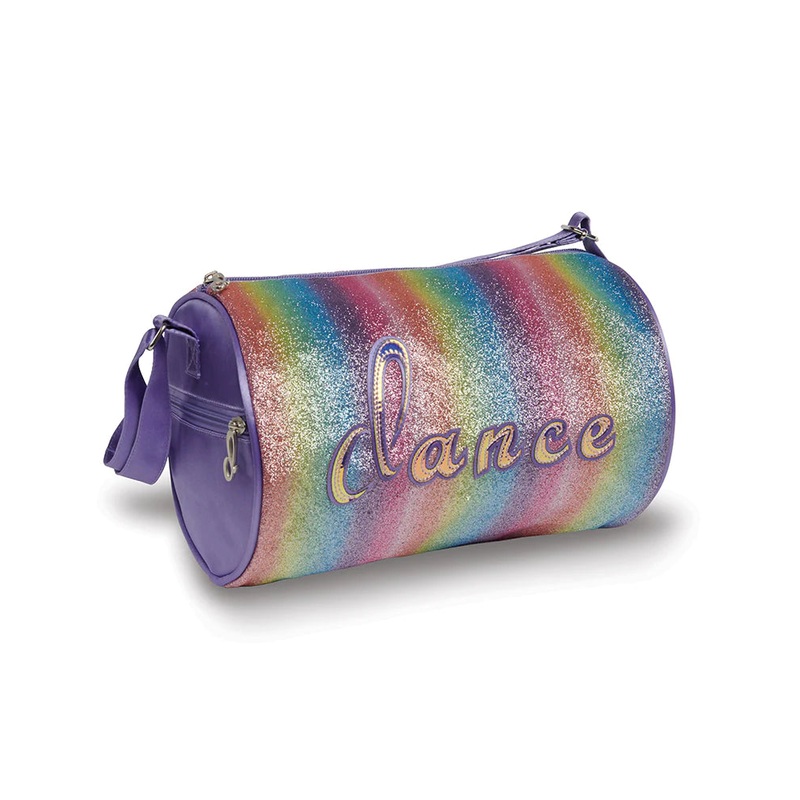 Rainbow Glitter Dance Duffle Bag