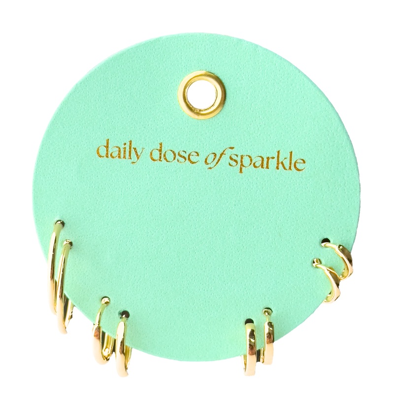 The Crowns Hoop Earring Set