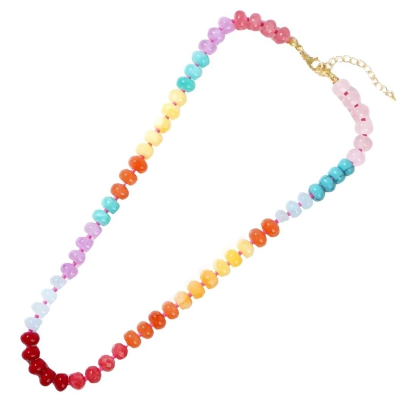 The Crowns Rainbow Candy Necklace