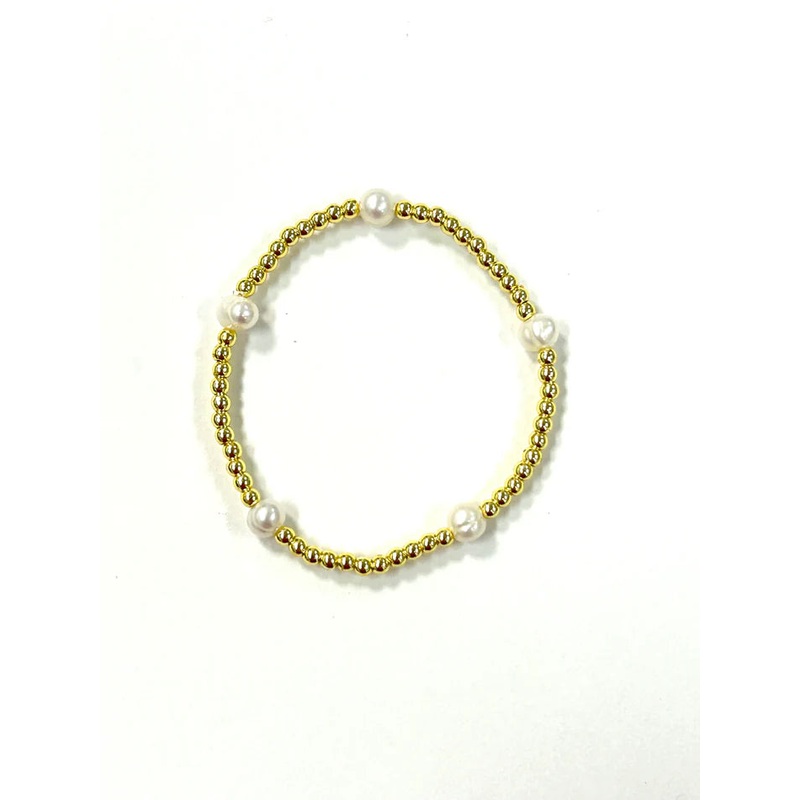6" Charlotte Pearl Beaded Bracelet