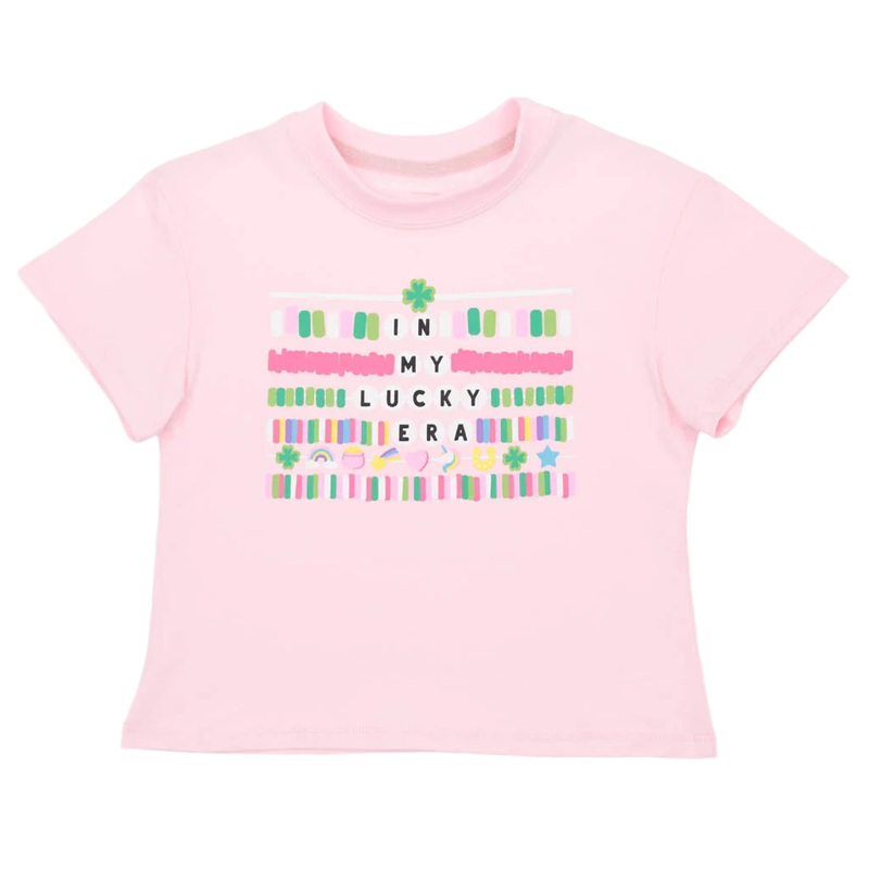 Azarhia Lucky Era Pink St. Patty's Boxy Tee