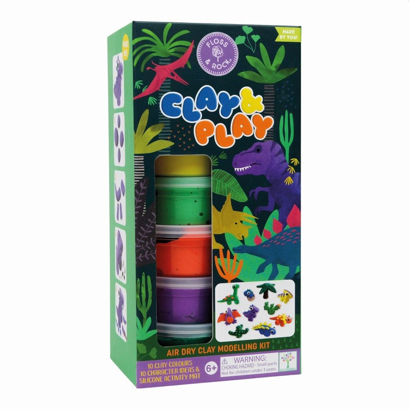 Floss & Rock Clay N Play- Dino