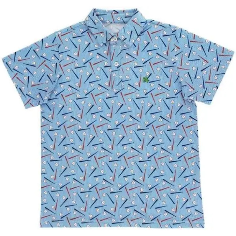 J. Bailey Henry S/S Performance Polo Shirt - Baseball