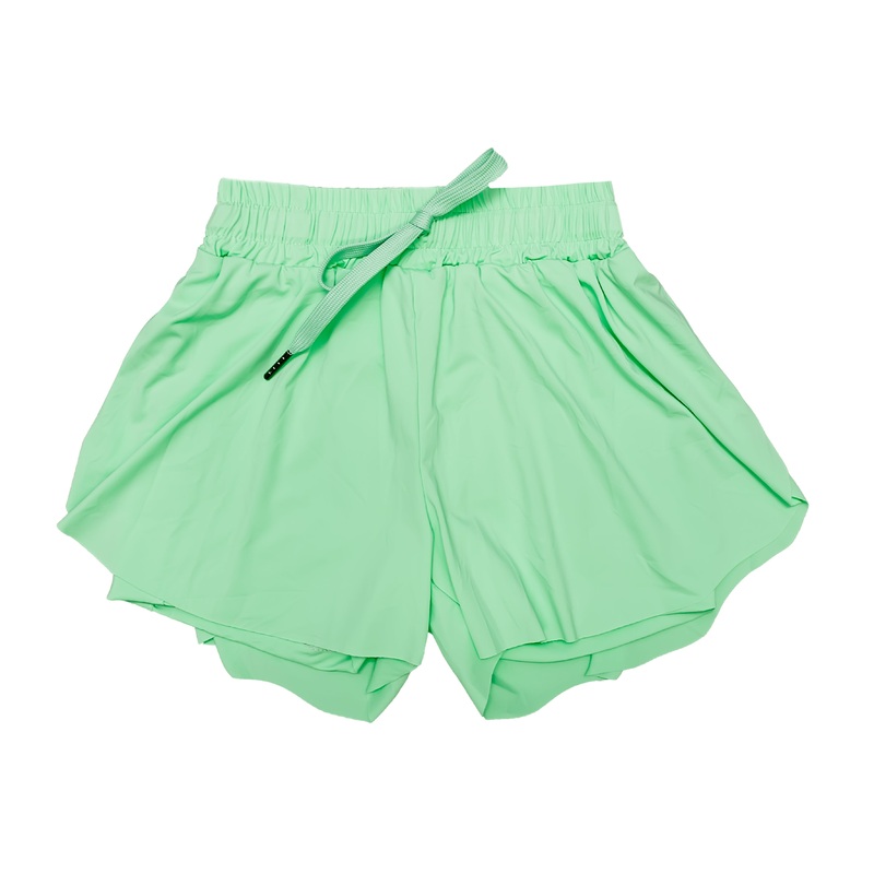 Belle Cher Butterfly Shorts  - Neon Green