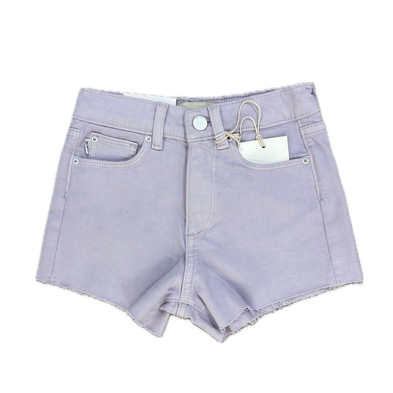 DL1961 Lucy Cloud Lilac High Rise Denim Shorts