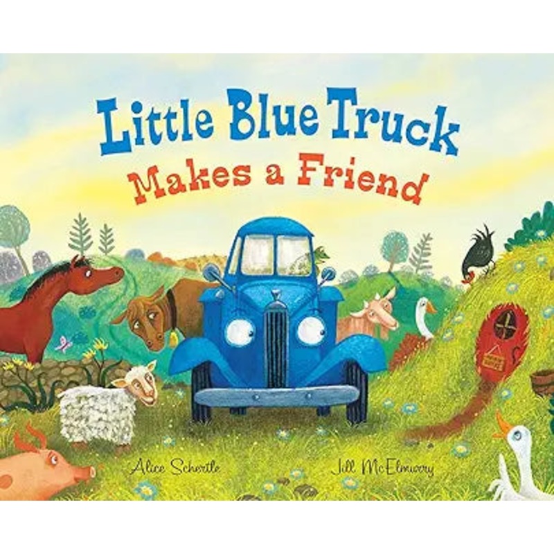 Little Blue Truck Makes A Friend