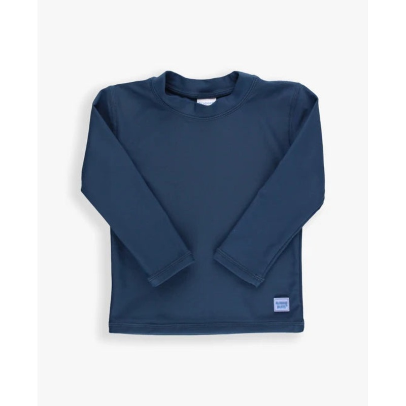 Rugged Butts Logo Long Sleeve Rash Guard - Navy