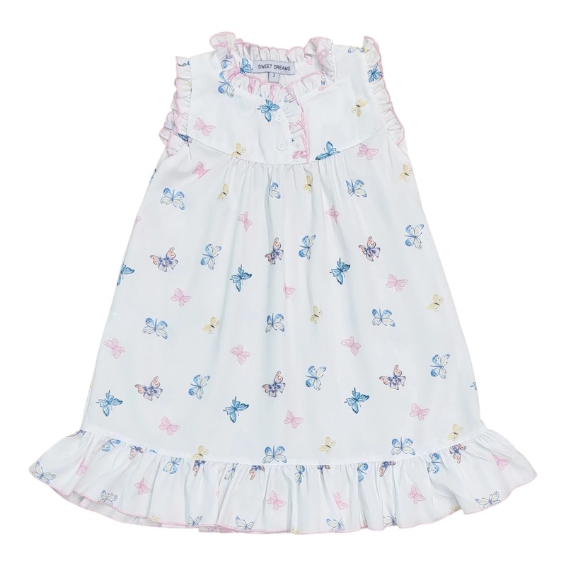 Sweet Dreams Butterfly Print Nightgown