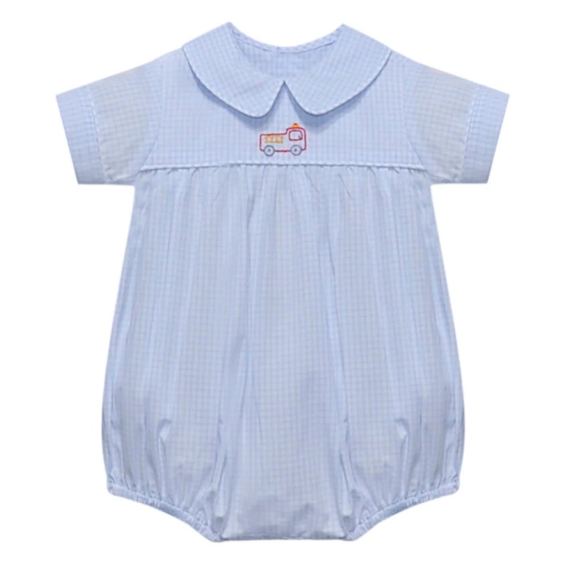 Baby Sen Tate Boy Bubble - Fire Truck