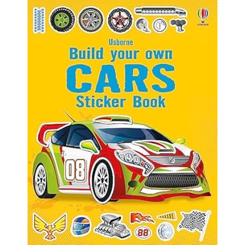 Build your own cars Sticker Book
