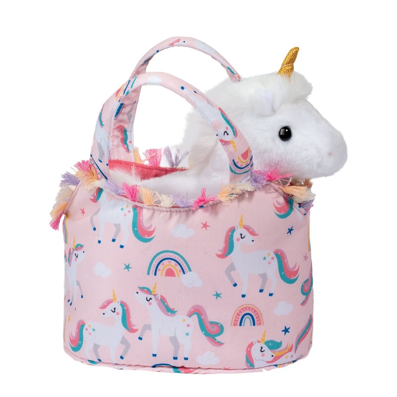 Sassy Pet Sak -  Pink Unicorn w/ White Unicorn