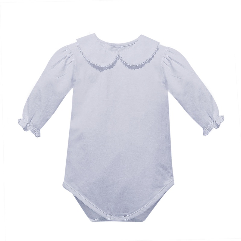 White Girls Bubble - Picot Knit L/S